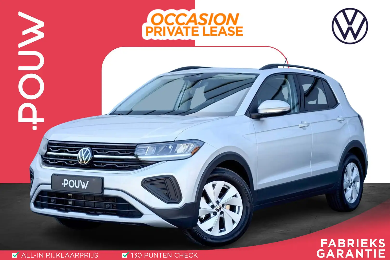 Volkswagen T-Cross 1.0 TSI 95pk Life Edition | App Connect Navigatie Gris - 1