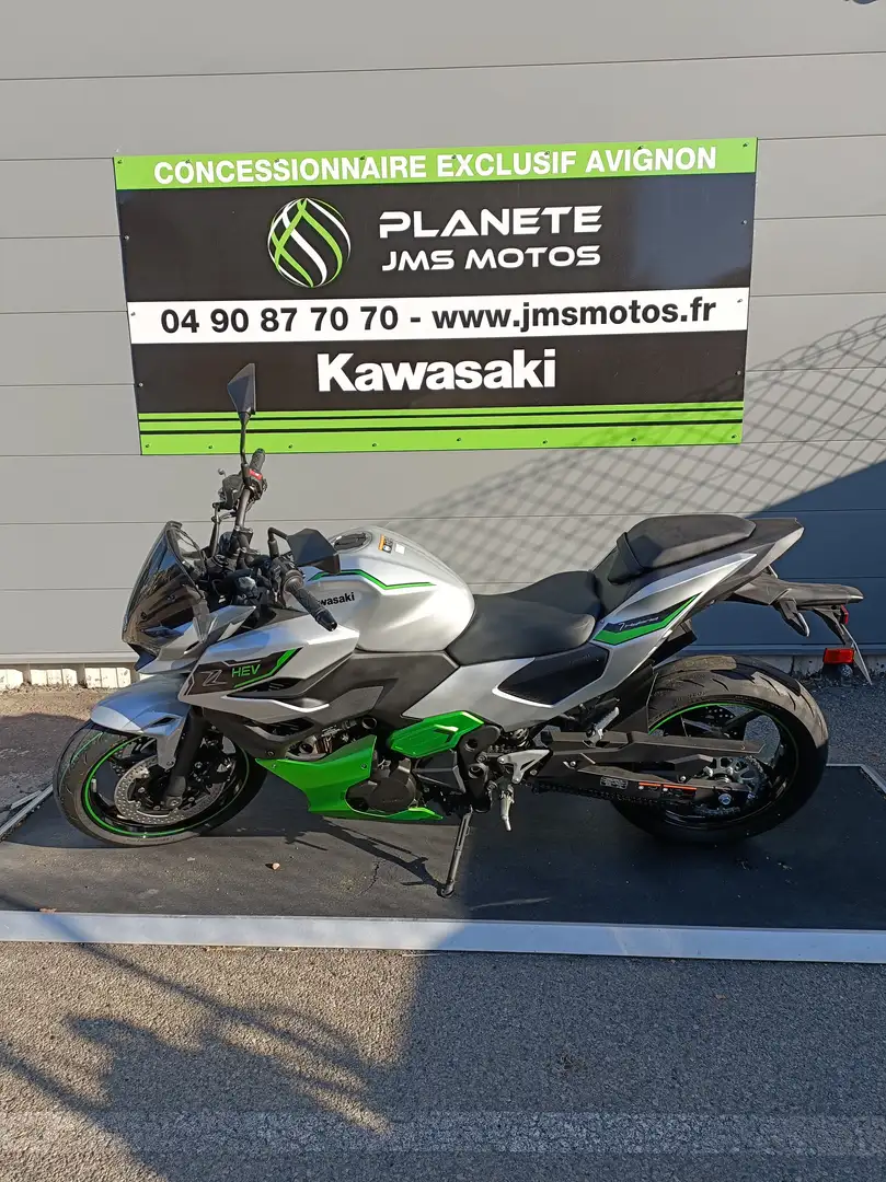 Kawasaki Z7 Hybrid Grau - 1