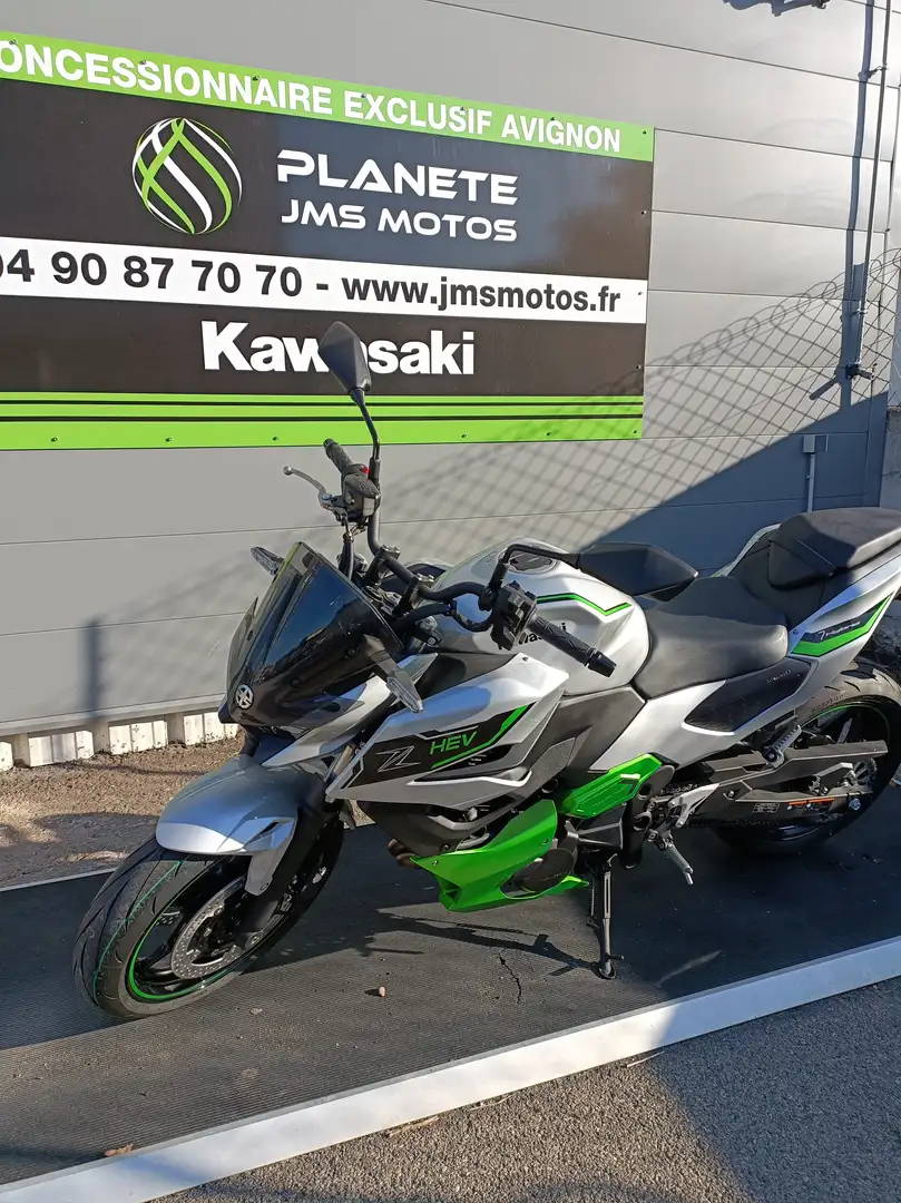 Kawasaki Z7 Hybrid Grau - 2