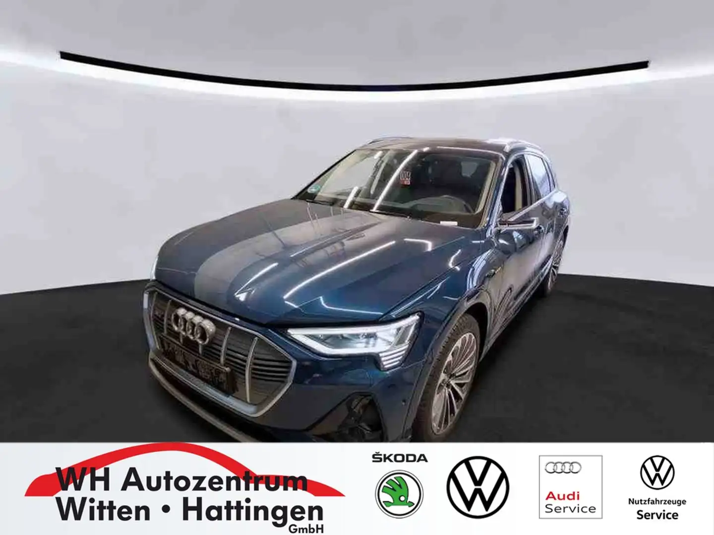 Audi e-tron 55 quattro S line PANORAMA AHK REARVIEW HEAD-UP... Blau - 1