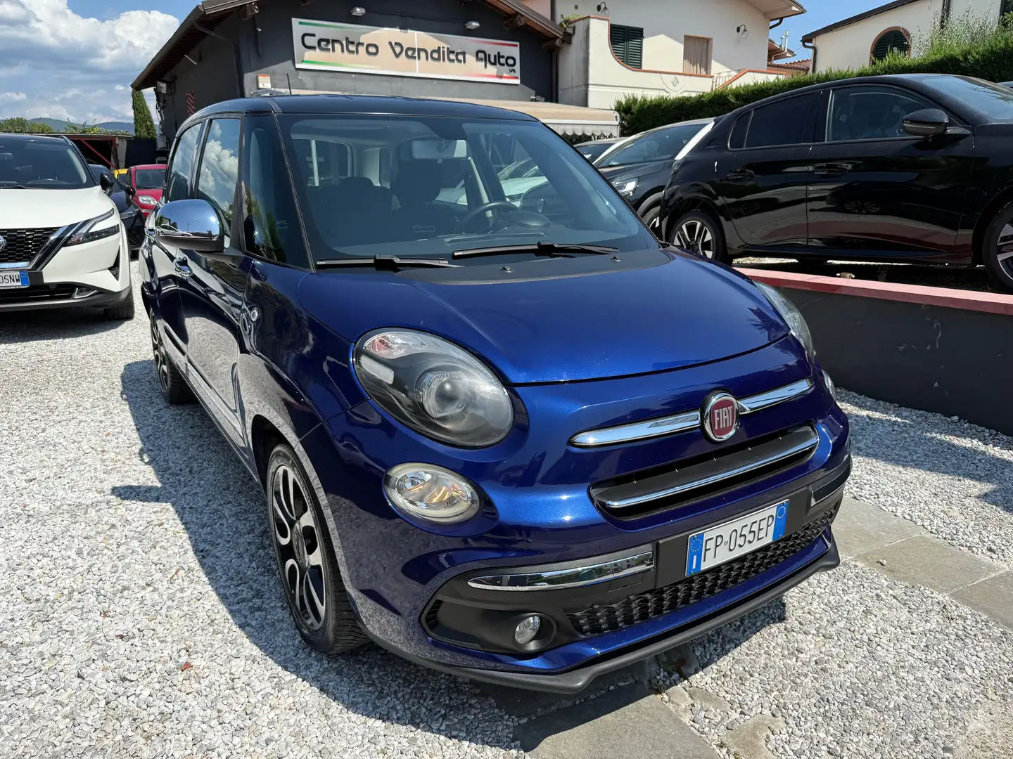 Fiat 500L 1.4 GPL MIRROR BICOLORE*FARIled*CERCHI17*TELECAMER Blu/Azzurro - 1