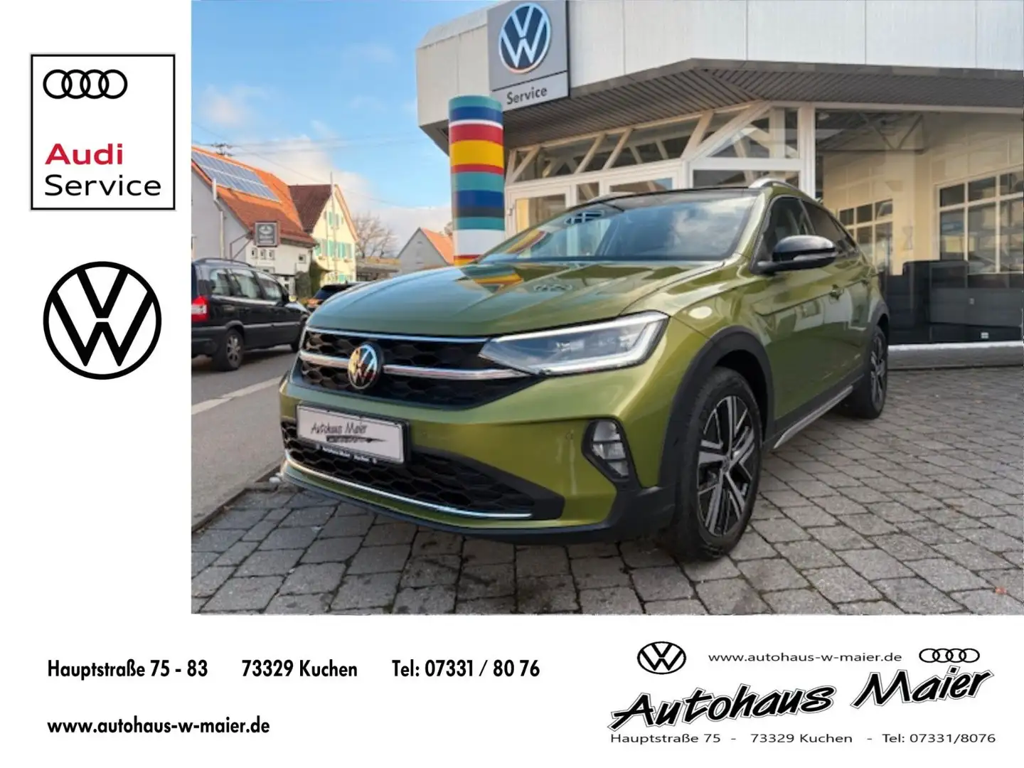 Volkswagen Taigo 1.5 TSI DSG Style/RFK/LED/SHZ Grün - 1