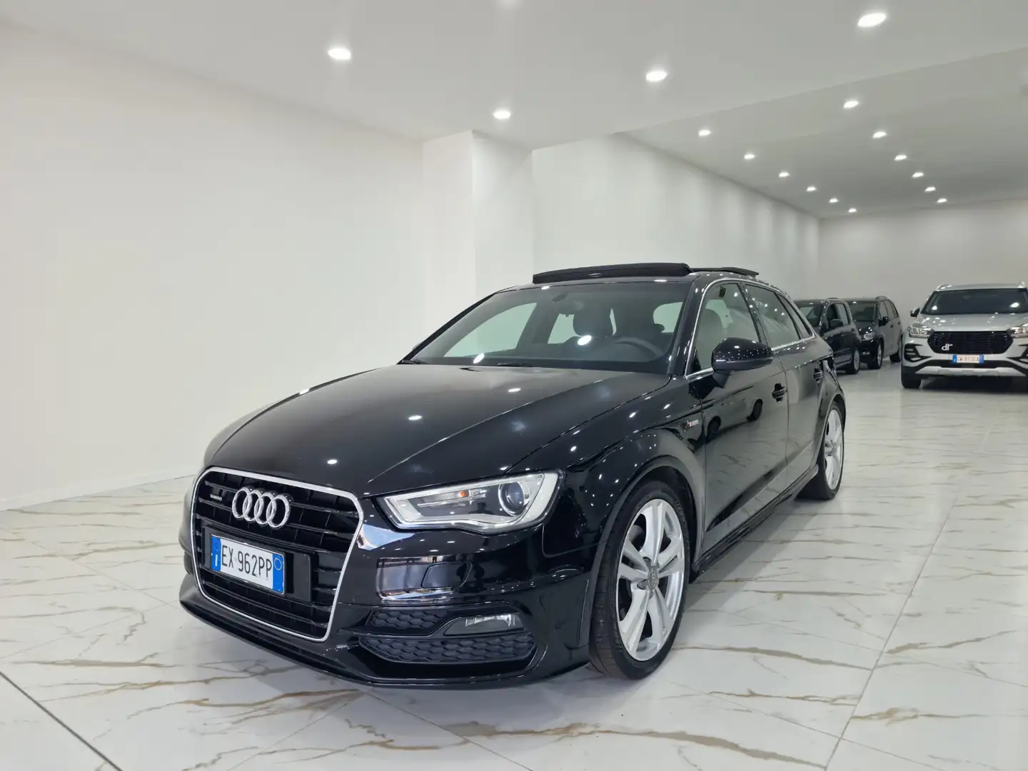 Audi A3 Sportback 2.0 tdi Ambition quattro 184cv s-tronic Negro - 2
