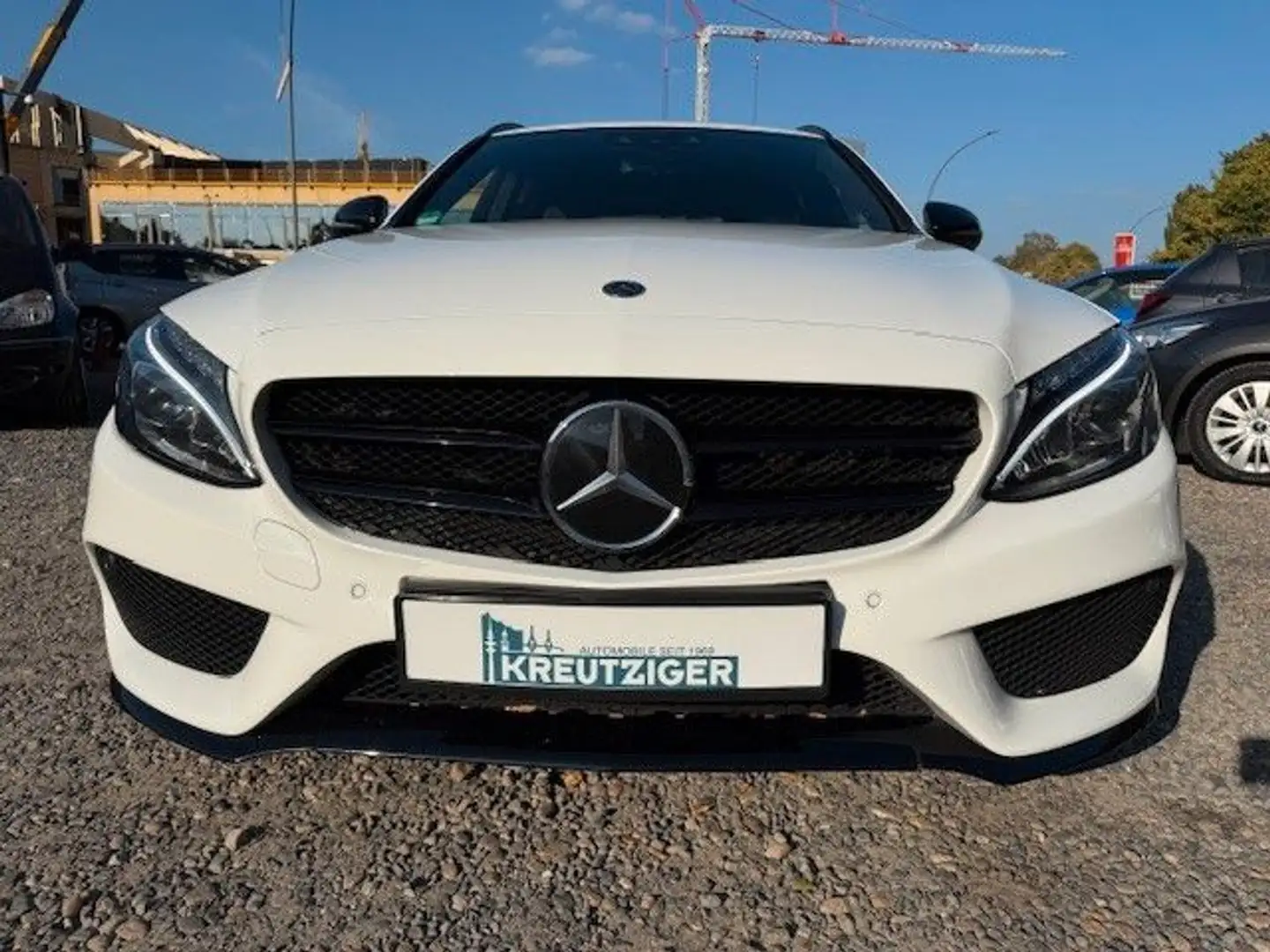 Mercedes-Benz C 220 T-Modell AMG Line Blanc - 2
