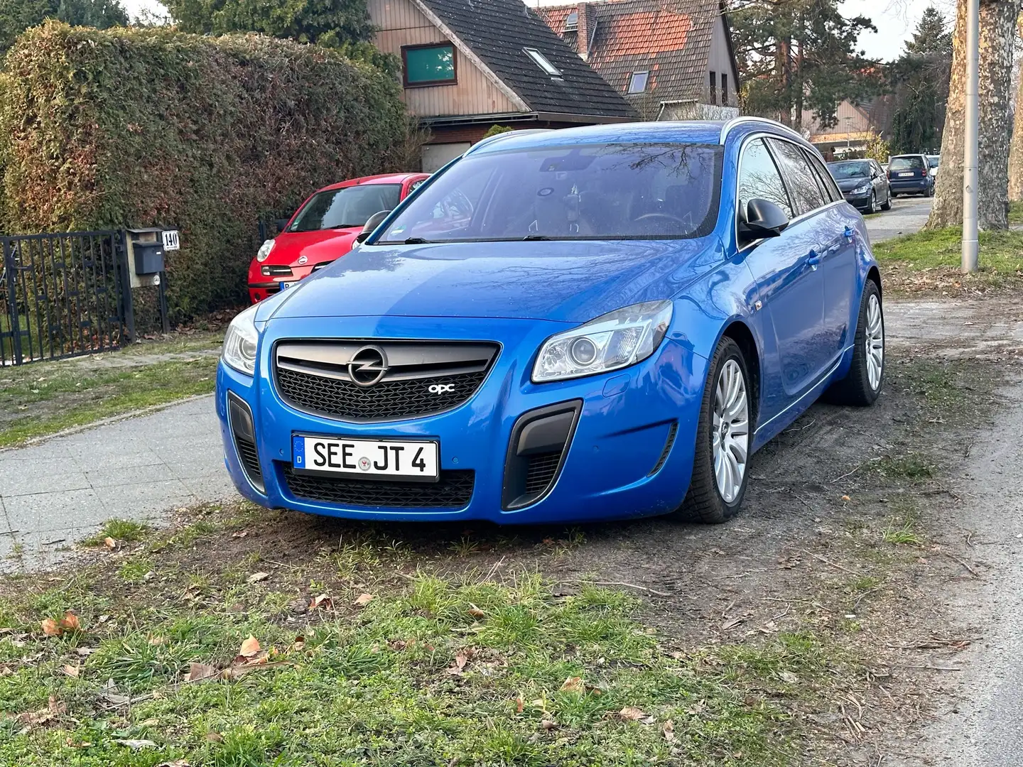 Opel Insignia 2.8 V6 Turbo Sports Tourer 4x4 Aut. OPC Unlimited Bleu - 1