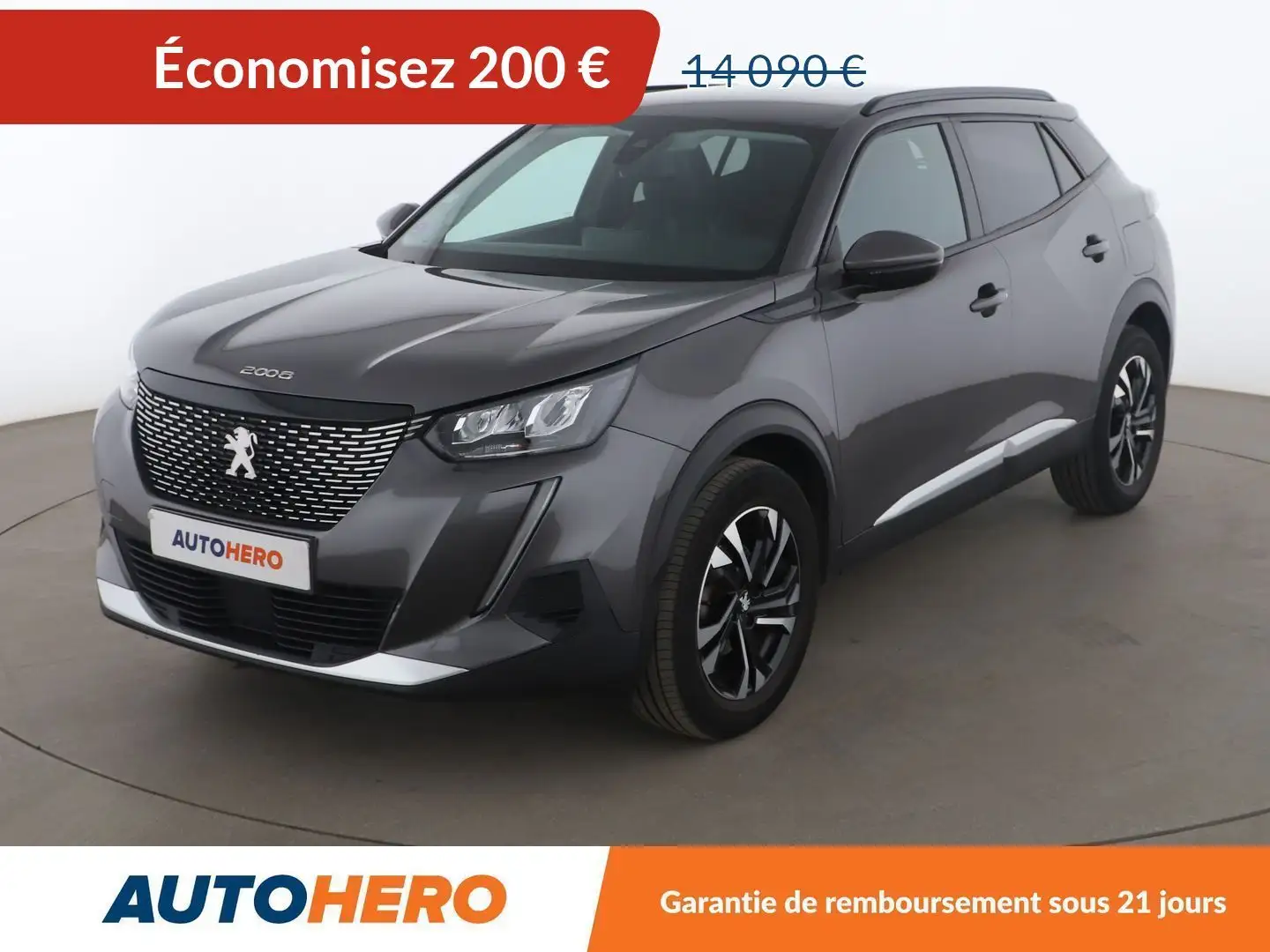 Peugeot 2008 1.2 PureTech Allure Gris - 1