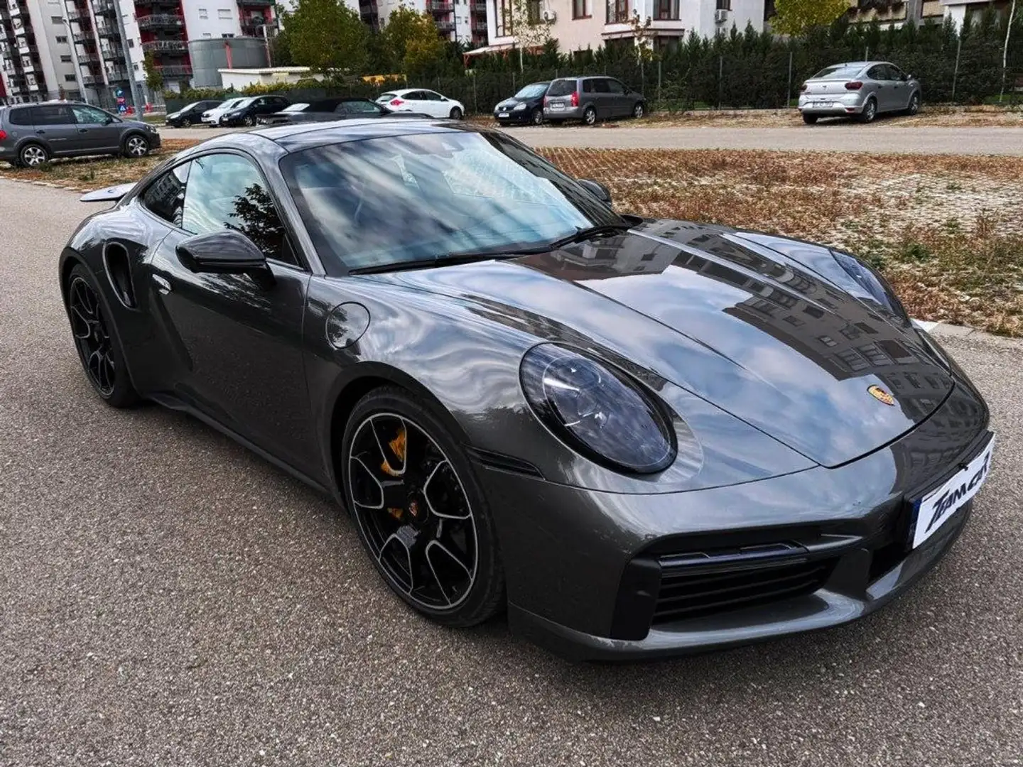 Porsche 911 Turbo S Coupé Asse Post Matrix Tetto special Colo Grigio - 2