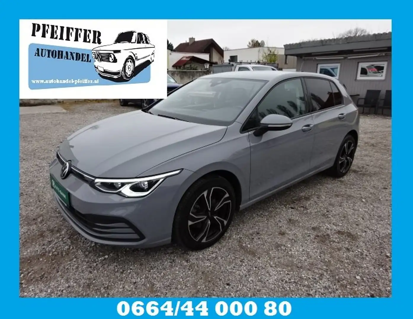 Volkswagen Golf Life Leder Alcantara Optisch und Technisch 1A Grau - 1