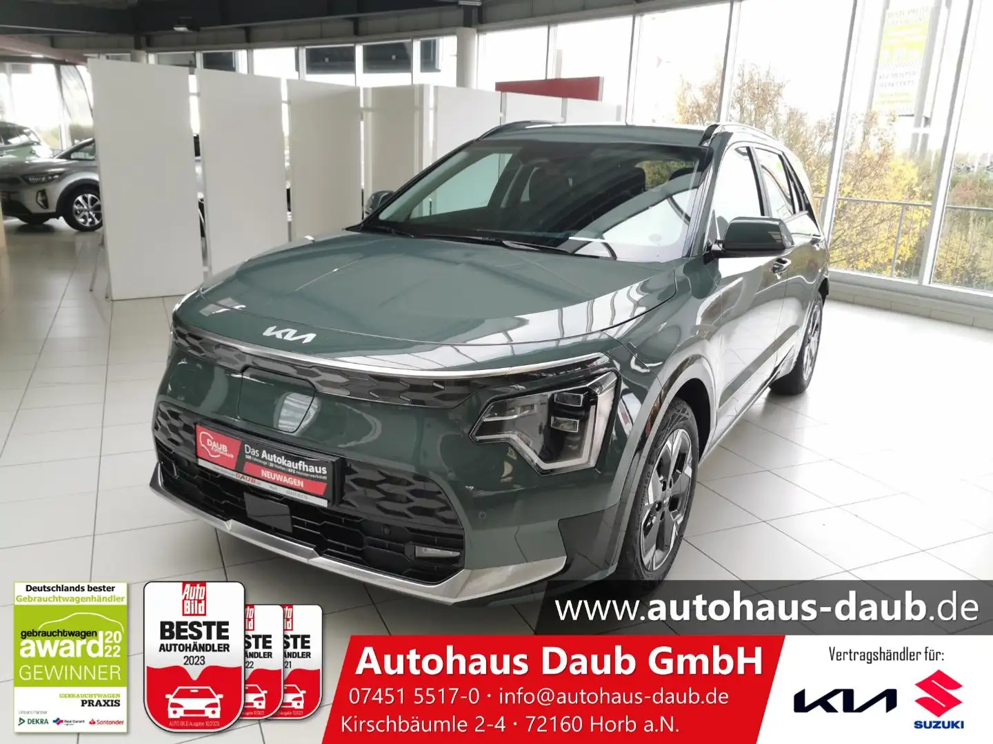Kia Niro EV Ins +Wärmepumpe+DW+Tech+Relax+Sound+Blac Grün - 2