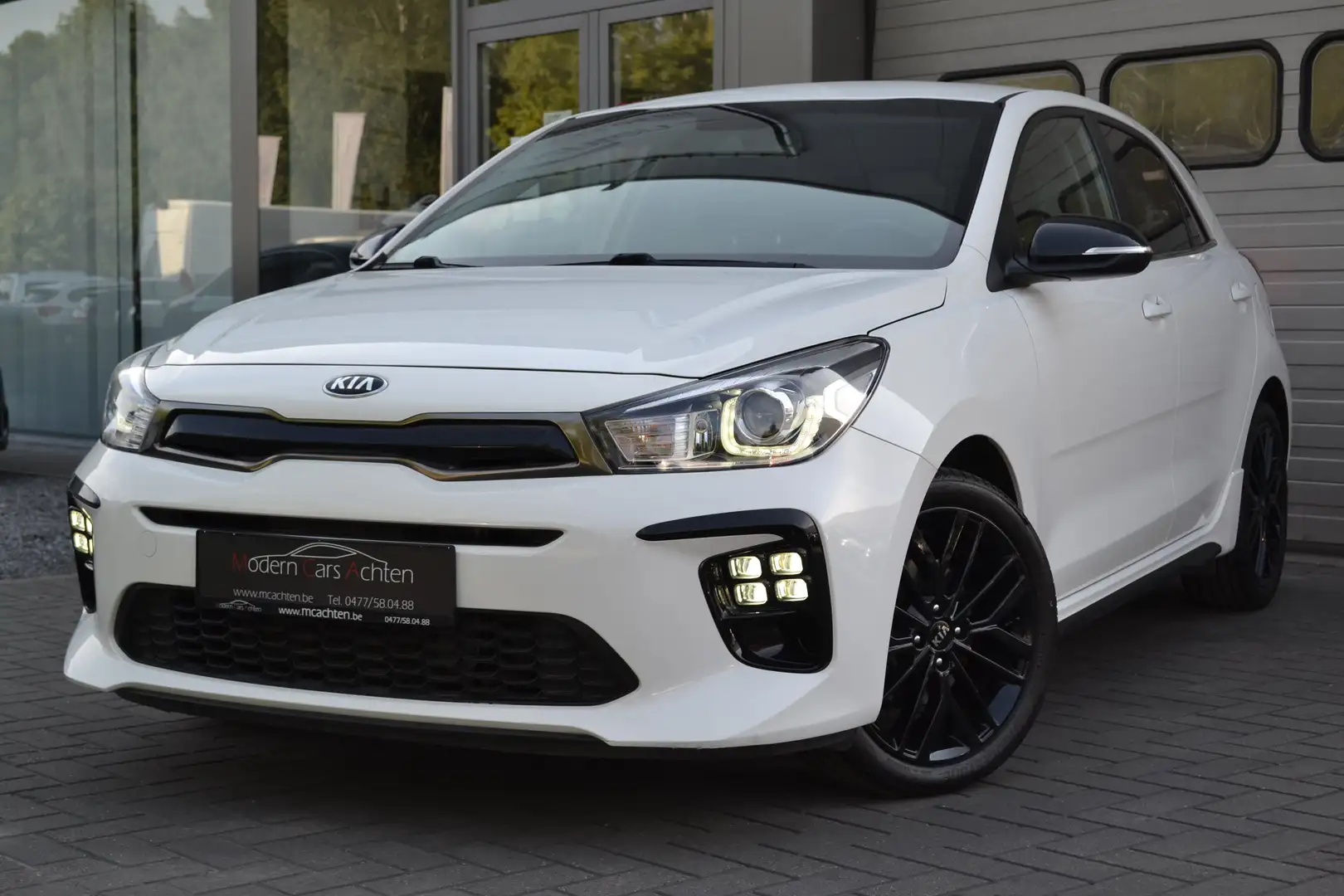 Kia Rio 1.0 Benzine "GT-Line" Verw. zetels+stuur * Camera Wit - 1