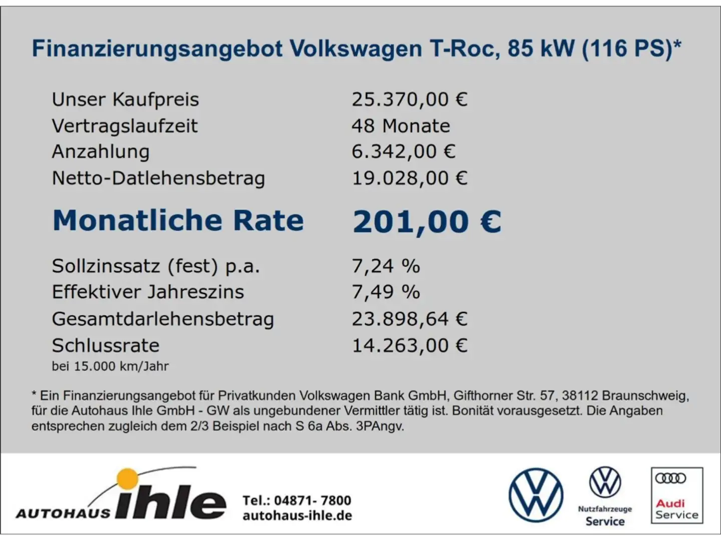Volkswagen T-Roc Life 1,0 TSI Gar.06.2029 NAVI+R-FAHRKAMERA+ACC Schwarz - 2