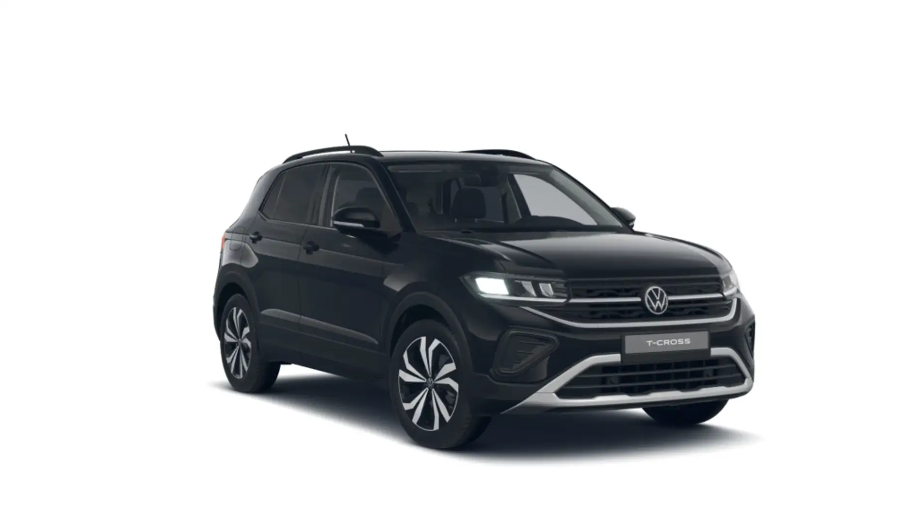 Volkswagen T-Cross 1.0 TSI Más 85kW Zwart - 2
