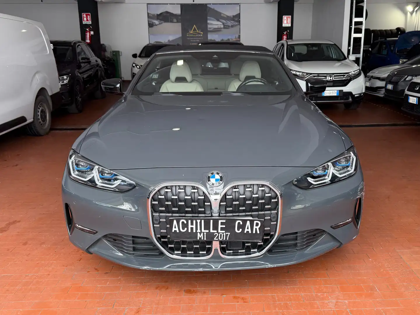 BMW 430 i Cabrio Sport auto *PREZZO REALE* Grigio - 2