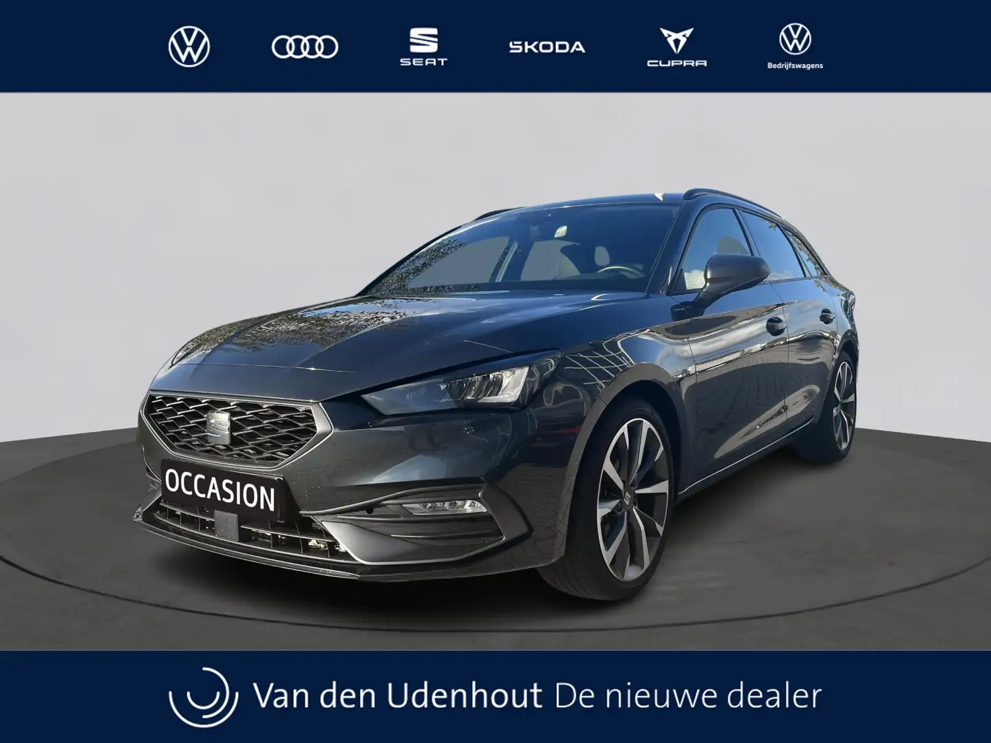 SEAT Leon Sportstourer 1.0 eTSI FR Business Grijs - 1