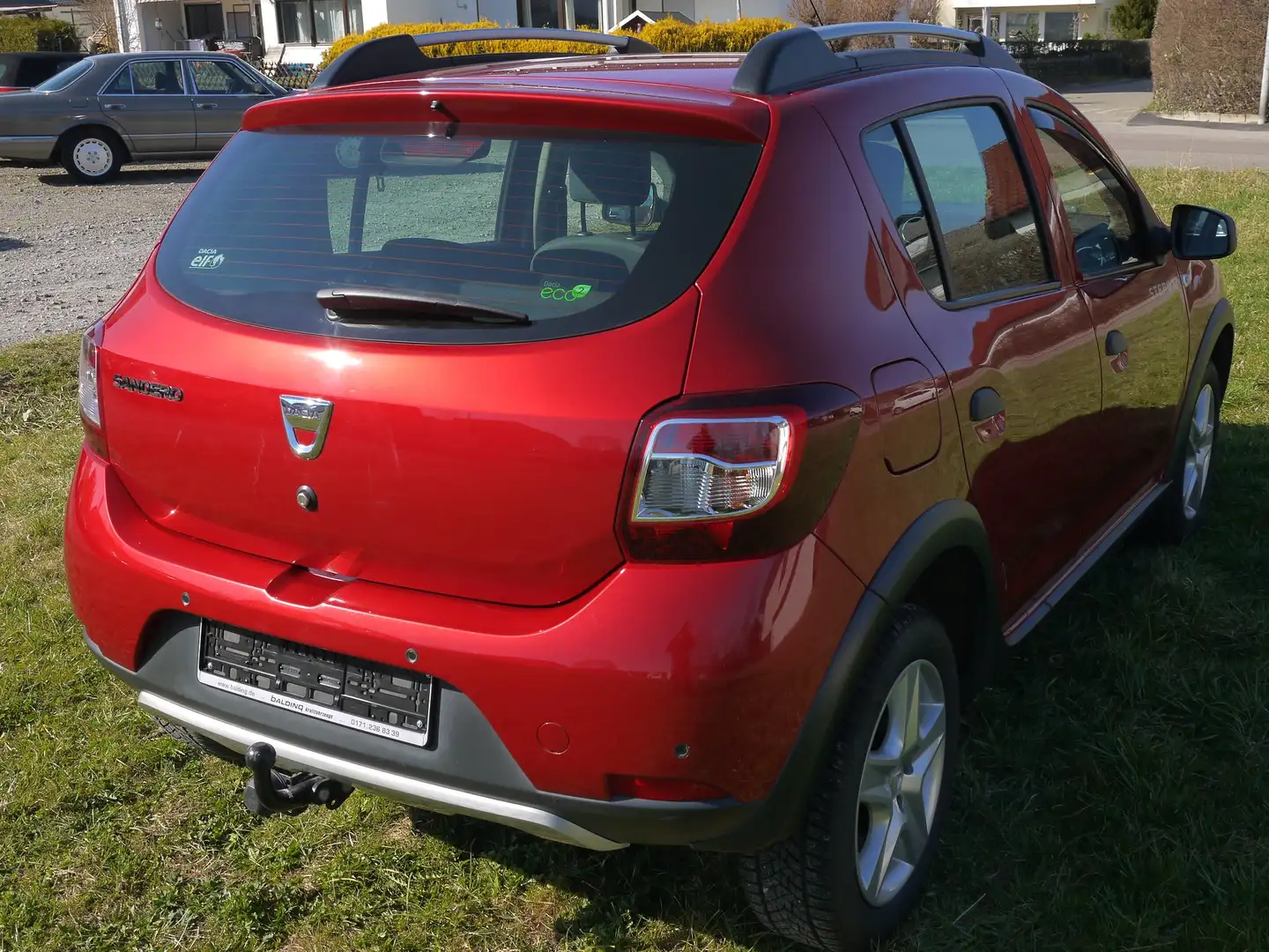 Dacia Sandero Stepway TCe 90 Prestige*Navi*AHK*8-f.*PDC*Sh-gepfl Rojo - 2