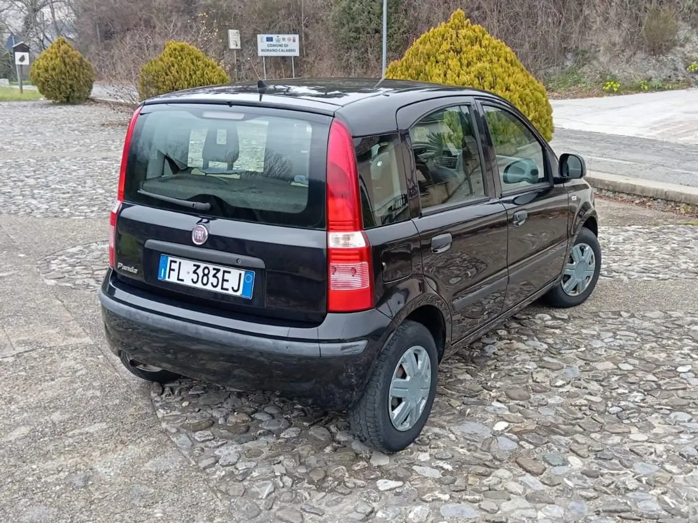 Fiat Panda 1.2 Dynamic Eco Clima-Servosterzo-Tagliandata Zwart - 2