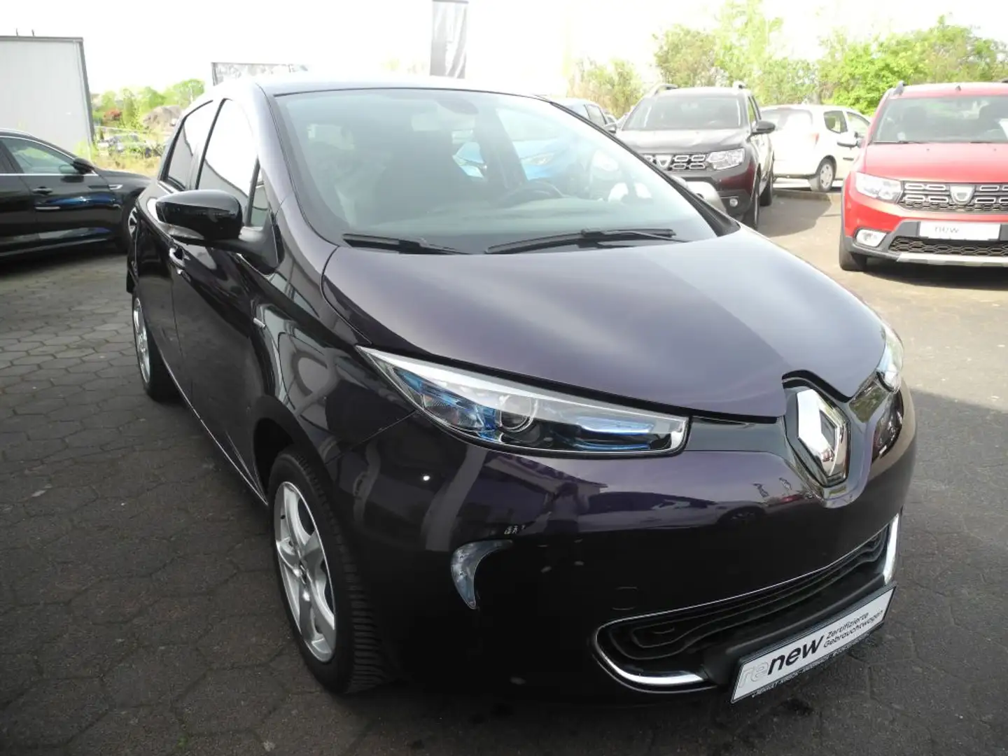 Renault ZOE (ohne Batterie) 41 kwh Life mit LIMITED Paket Paars - 2