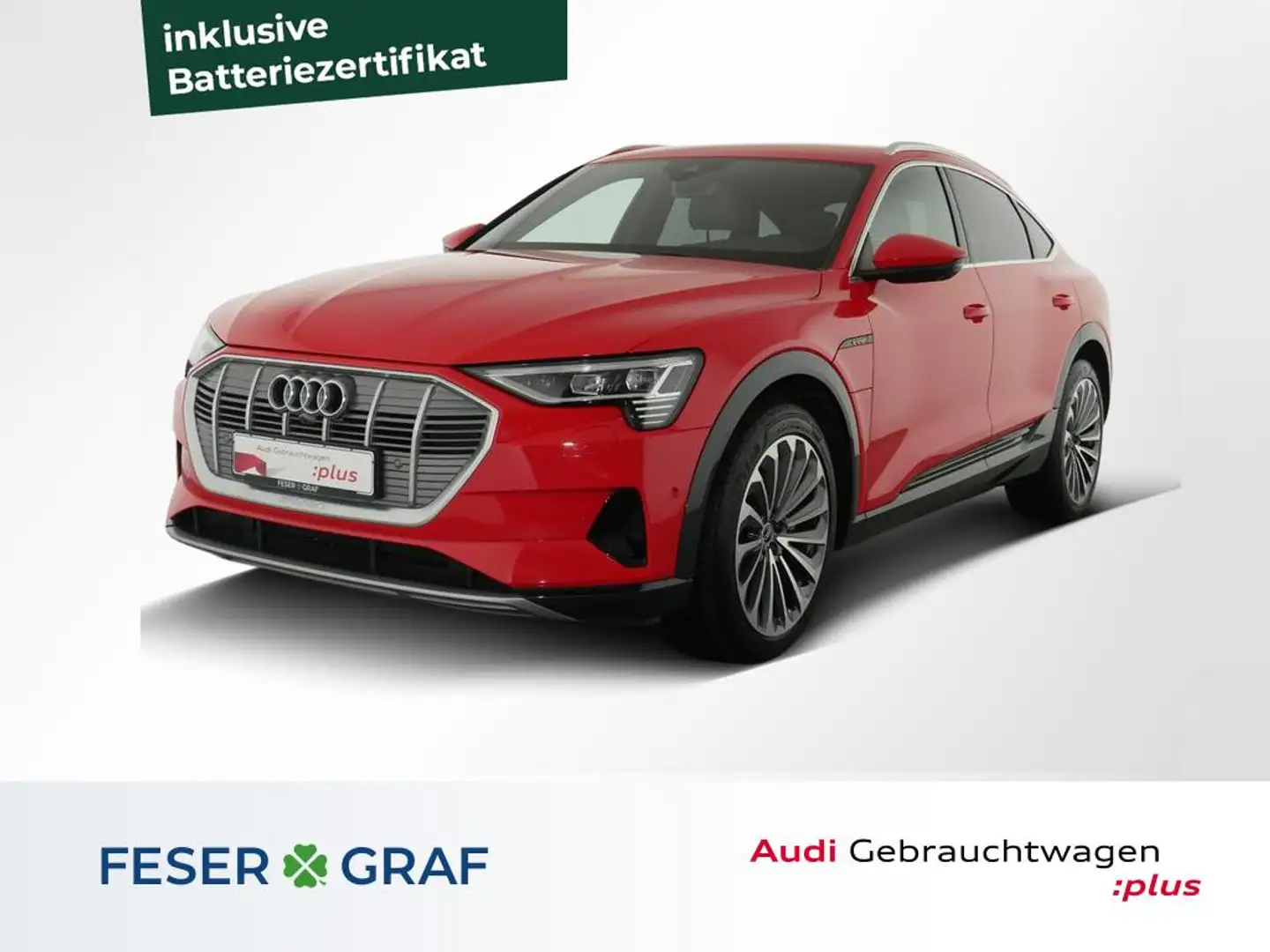 Audi e-tron Sportback 55 S Line AHK,Matrix,Kameras,HUD,Navi,Le Rot - 1