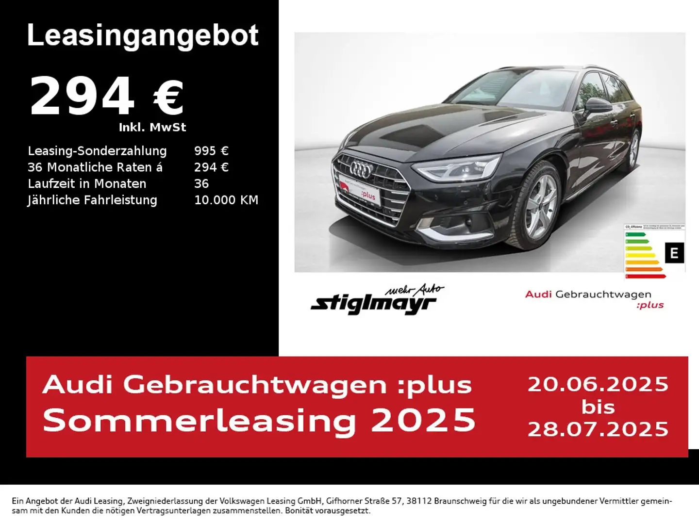 Audi A4 Advanced 35 TFSI S-tronic ACC+KAMERA+NAVI+VC Schwarz - 1