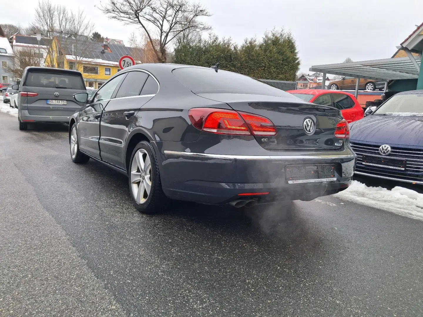 Volkswagen CC 1.4 TSI Sport BMT NAVI+AHK+XENON+5-SITZE+PDC Gris - 2