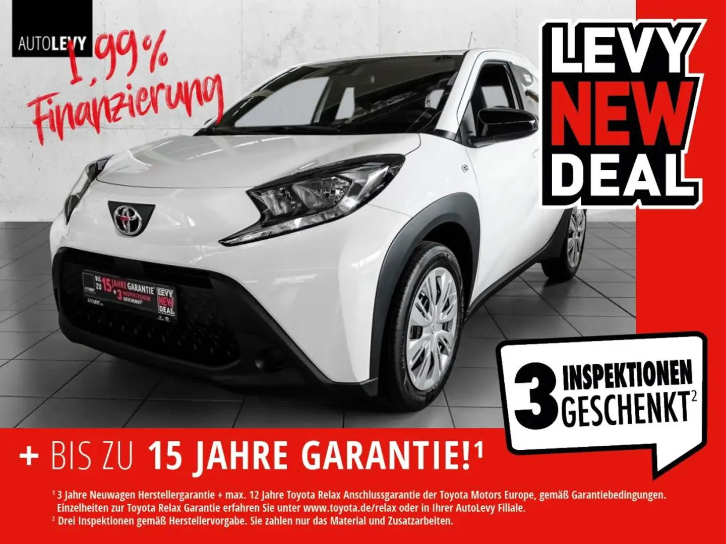 Toyota Aygo X Autom. Business Sitzh. Carplay **1,99 %** Weiß - 1