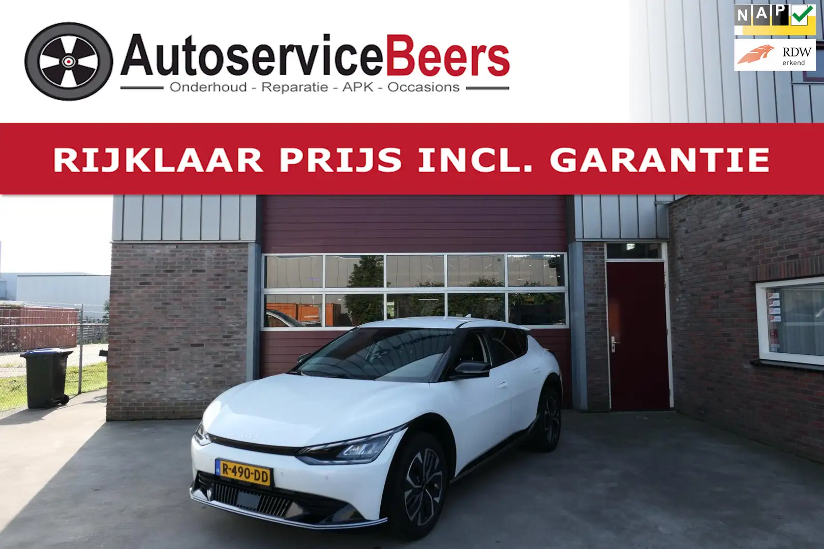 Kia EV6 Plus 77.4 kWh, Nette auto, Camera, Navi, Camera, L Wit - 1