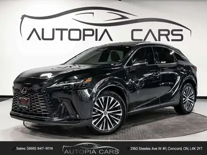 Black 2023 Lexus RX Hybrid SUV / Crossover All-Wheel Drive Automatic