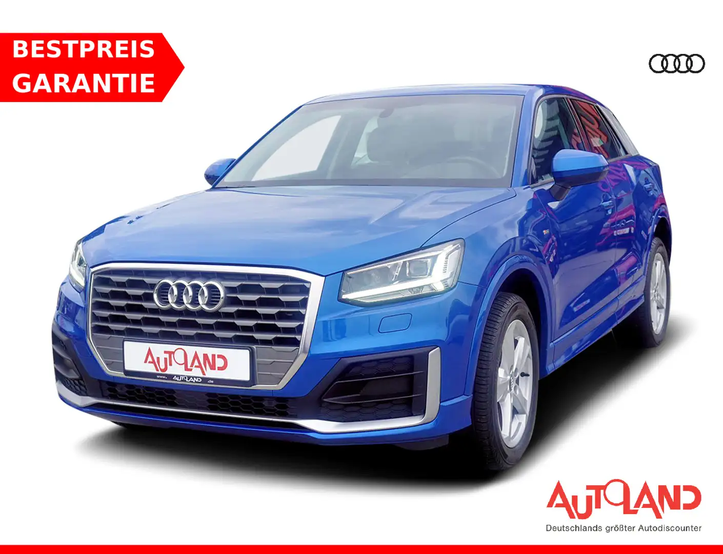 Audi Q2 30 TDI S-Line S-Tronic LED Navi Keyless-Go Blau - 1