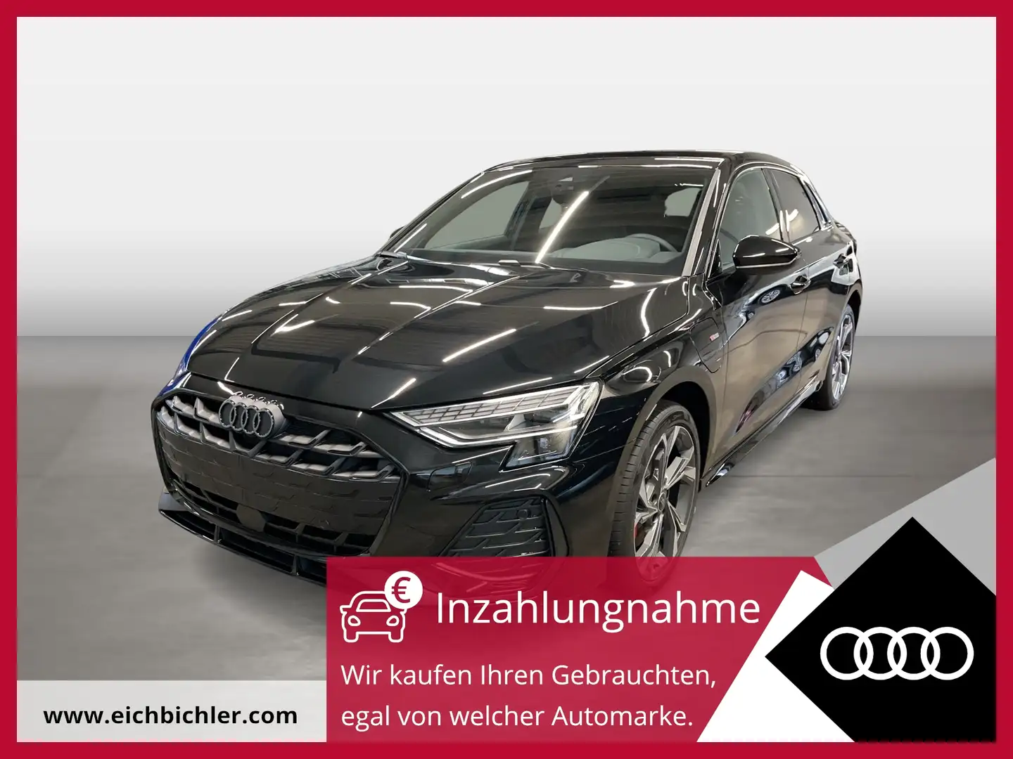 Audi A3 Sportback 45 TFSI e S tronic S line Matrix LM Schwarz - 1