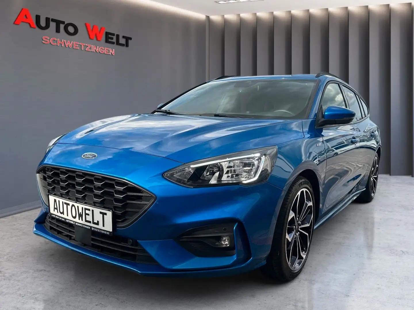 Ford Focus Turnier ST-Line X 1.Hand/LED/Kamera/8-fach Blau - 1