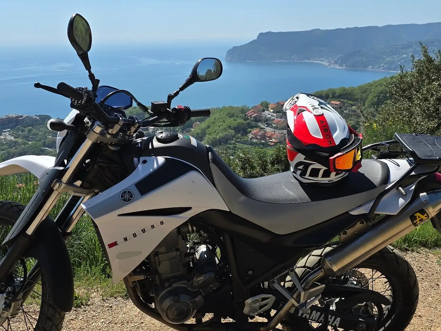 Yamaha XT 660 XT660R CON GLI SCARICHI OMOLOGATI ARROW IN TITANIO Bianco - 2