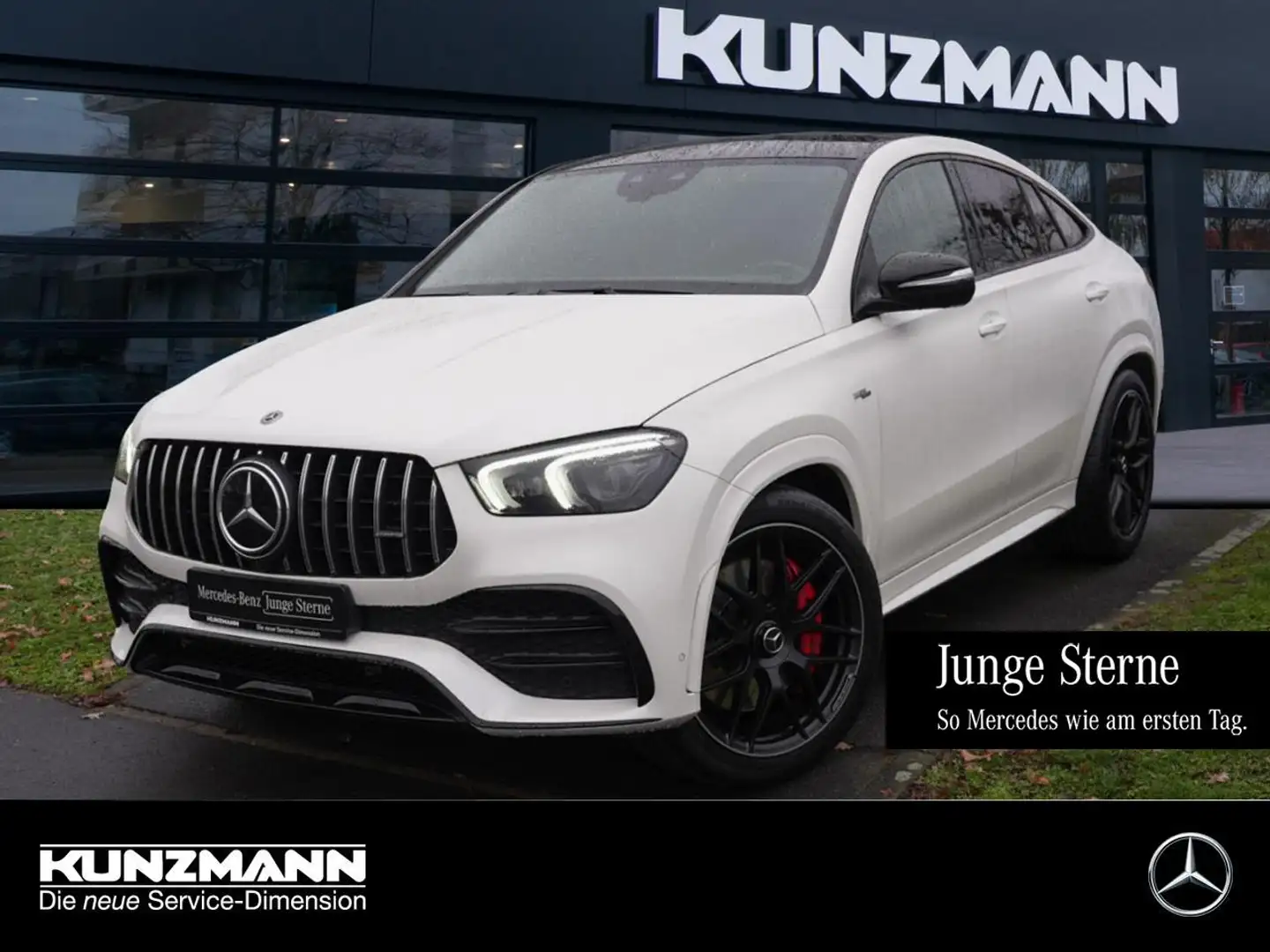 Mercedes-Benz GLE 53 AMG 4M+ Coupé Night Panorama Distronic Weiß - 1