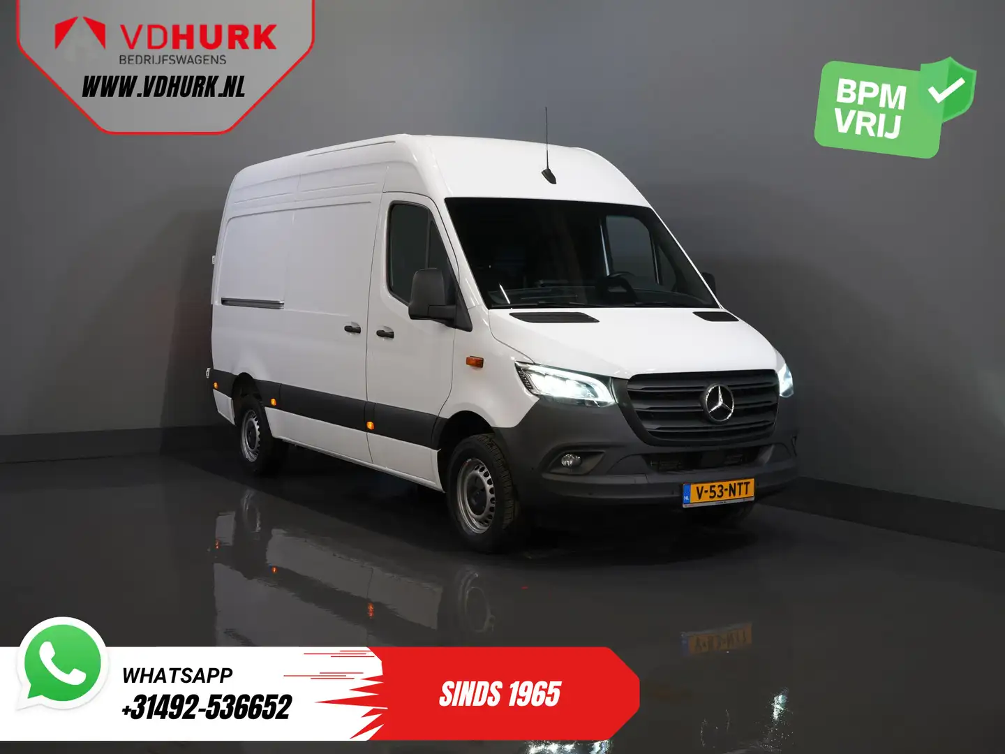 Mercedes-Benz Sprinter 317 CDI Aut. L2H2 3.5t Trekverm./ LED/ Gev.Stoel/ Blanc - 1