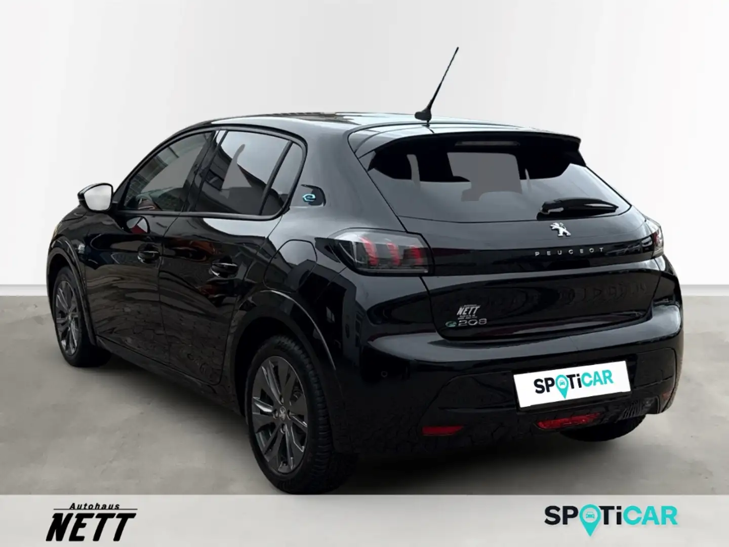 Peugeot 208 -e Allure Elektromotor 136 Schwarz - 2