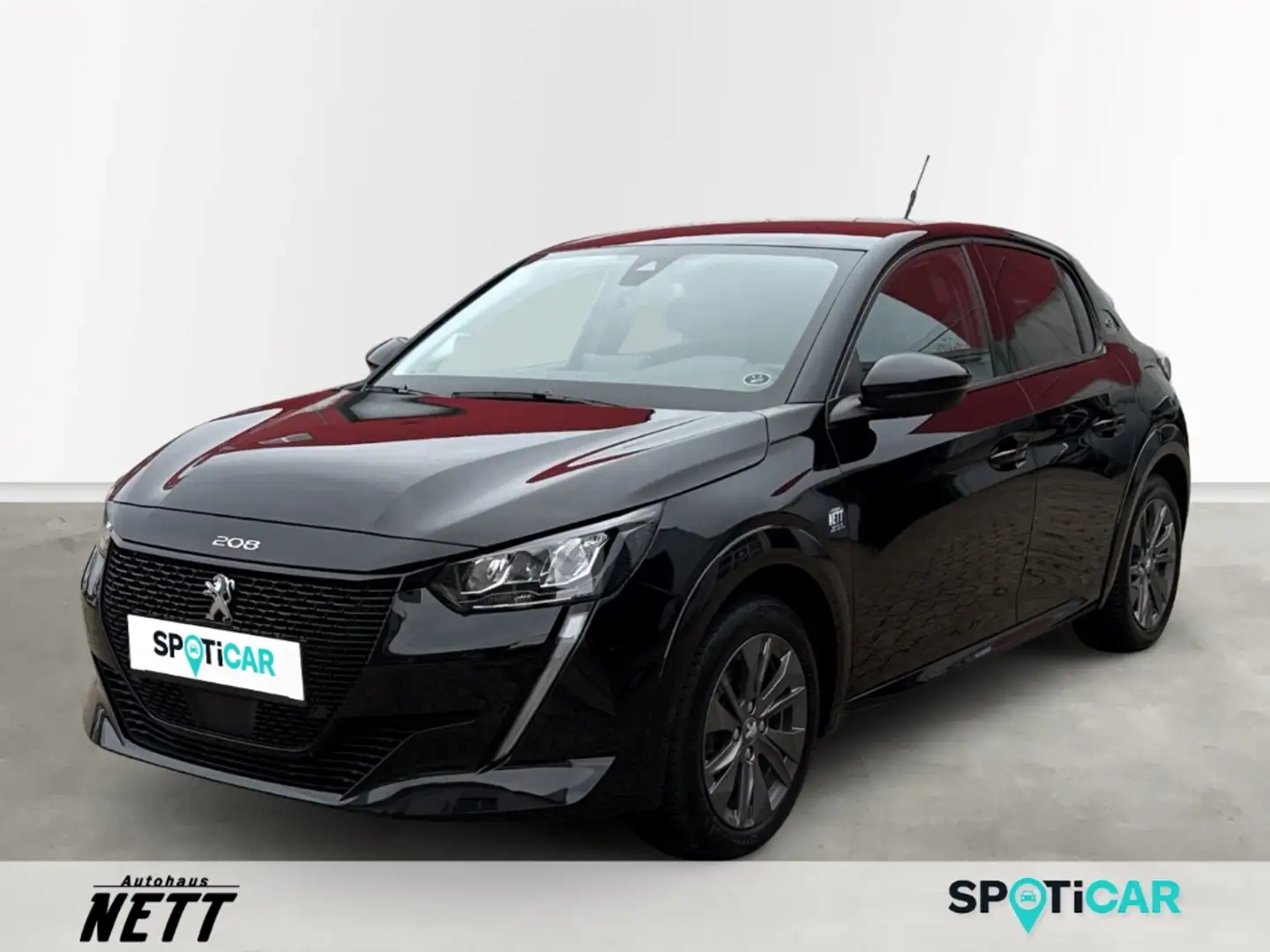 Peugeot 208 -e Allure Elektromotor 136 Schwarz - 1