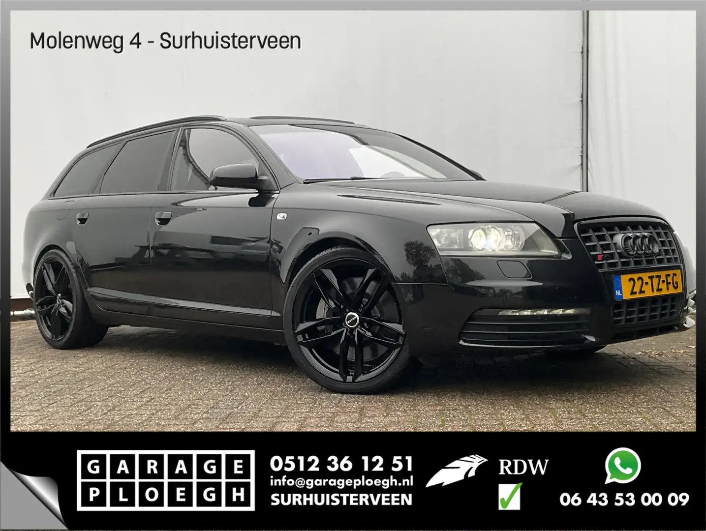 Audi S6 Avant 5.2 FSI V10 S6 Pro Line 436PK Pano Leer Bose Negro - 1