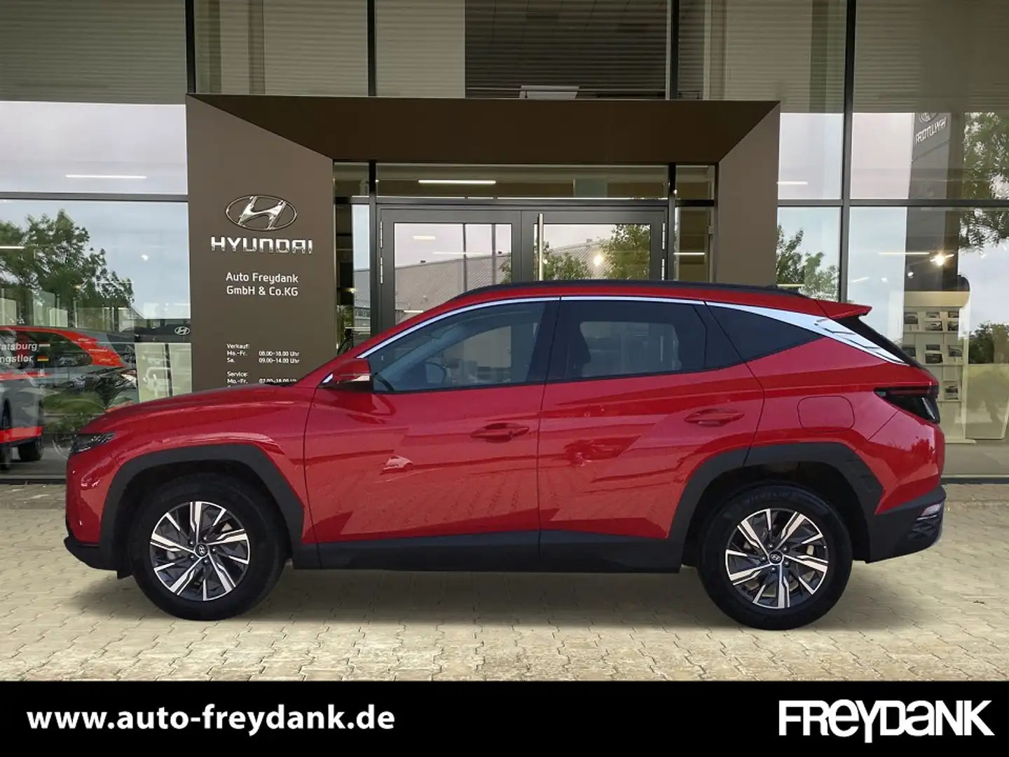 Hyundai TUCSON Hybrid 230PS 6AT 4WD TREND MJ23 Assist.-Paket, el. Rouge - 2