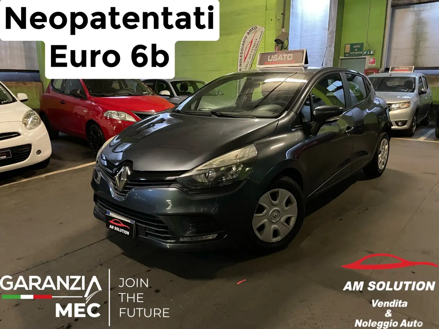Renault Clio 1.2 Neopatentati Euro 6 Grigio - 1