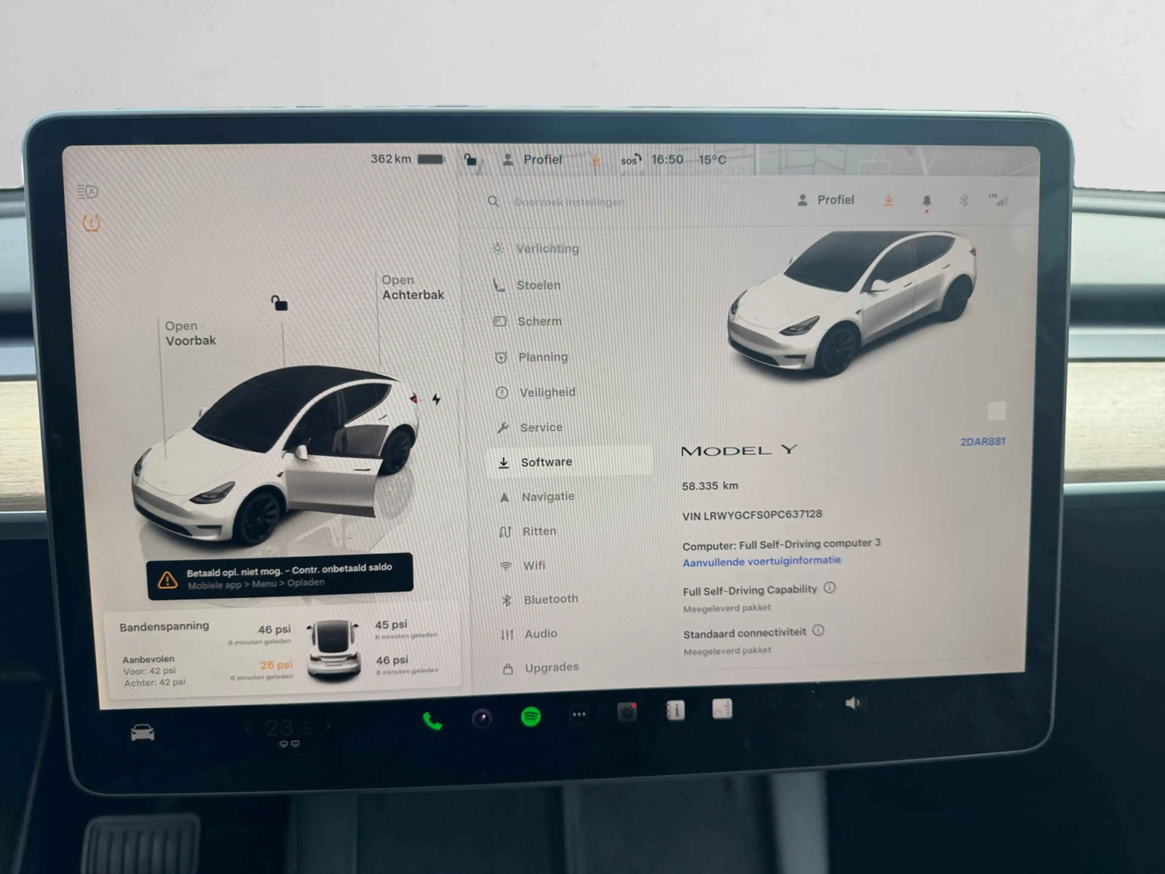 Tesla Model Y RWD 58 kWh SOH 95%, 455km Range, Warmtepomp, Full — photo 8