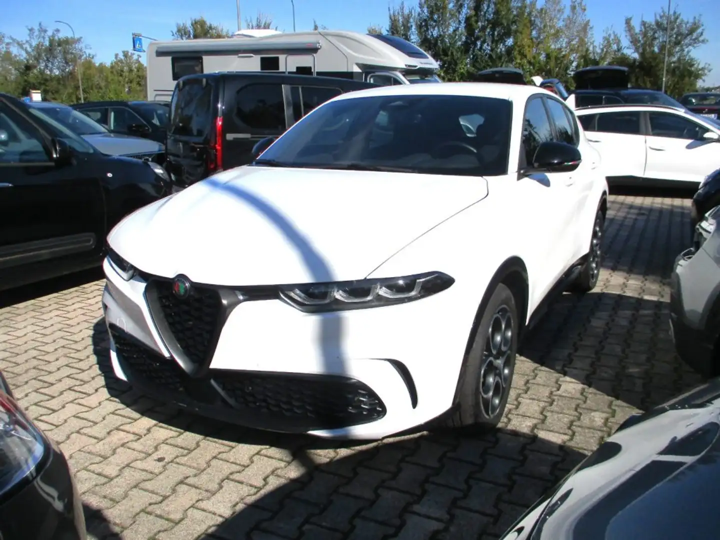 Alfa Romeo Tonale 1.6 diesel 130Cv TCT6 Sprint Matrix/CarPlay Weiß - 2