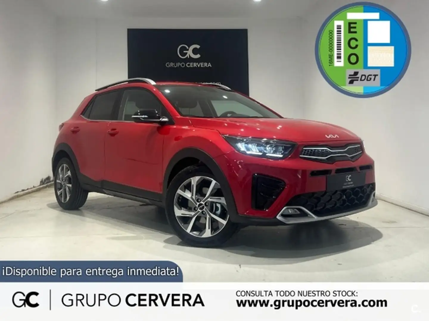 Kia Stonic 1.0 T-GDi MHEV GT Line 100 DCT Rood - 1