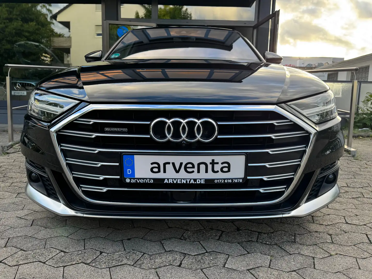 Audi A8 60 TDI LANG|4-SITZE|HEAD-UP|B&O|KÜLFACH| Negro - 2