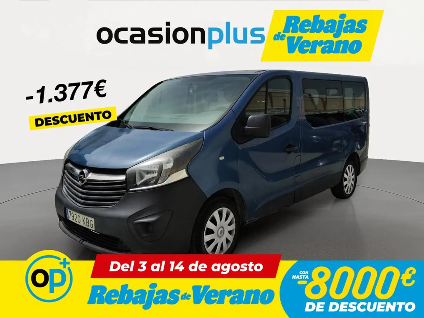 Opel Vivaro Combi 6 1.6CDTi S/S 27 L1 125 N1 Azul - 1