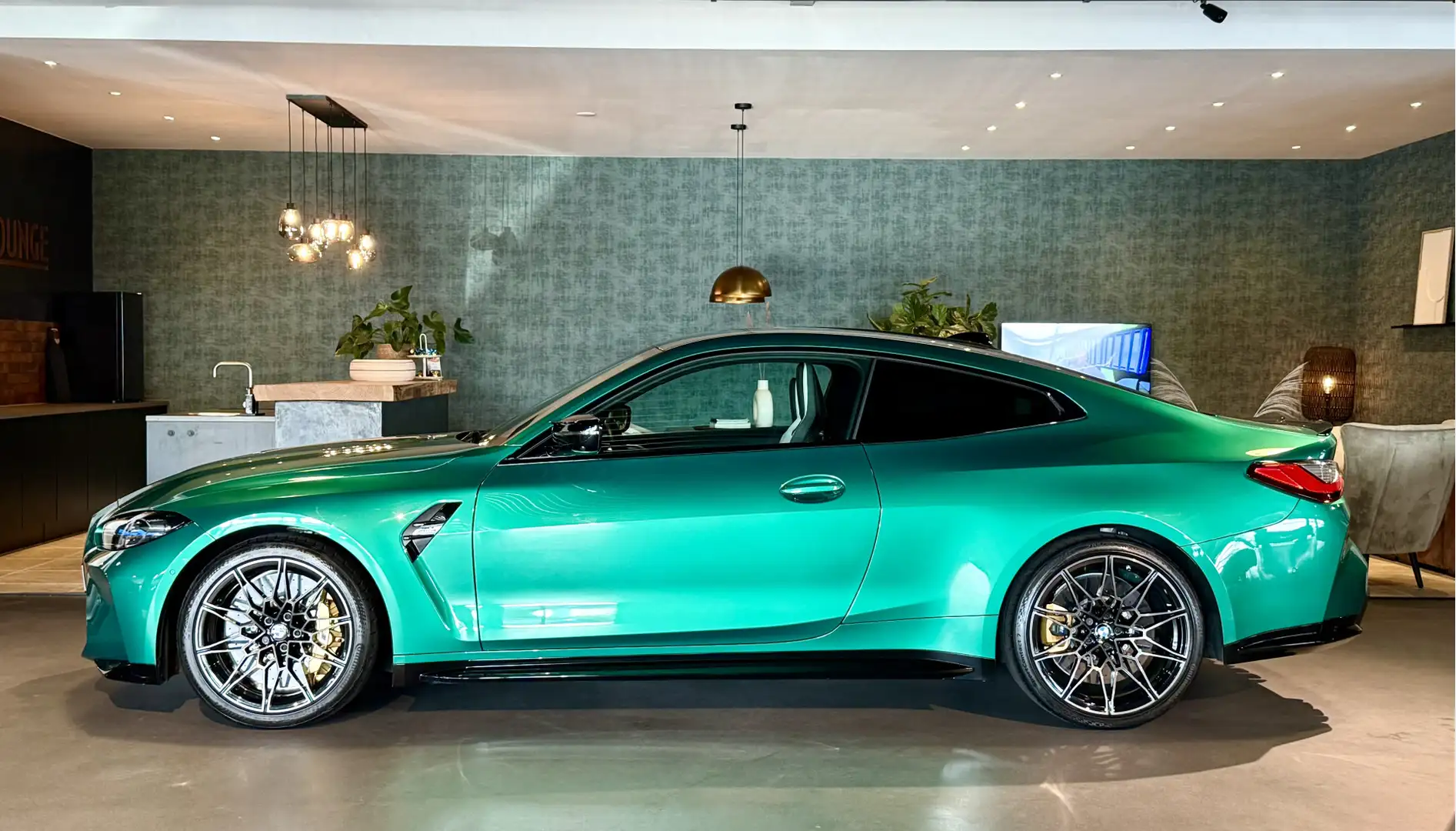 BMW M4 4-serie Coupé Competition I Race Track I Carbon Bu Зелёный - 2
