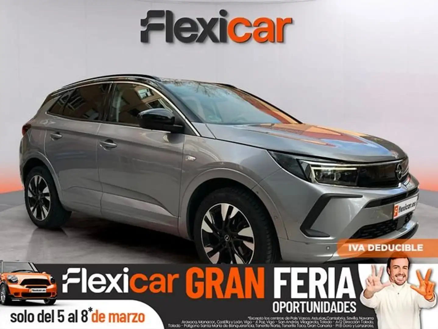Opel Grandland 1.2 Turbo Ultimate Grau - 1