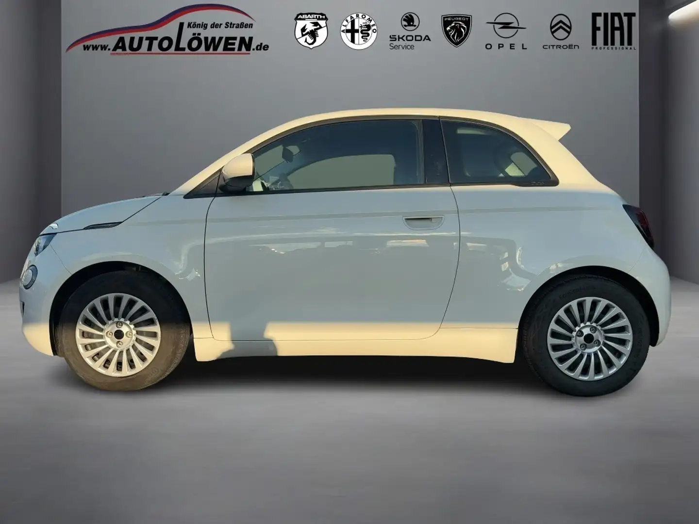 Fiat 500e Base 42 kWh Neuer Weiß - 2