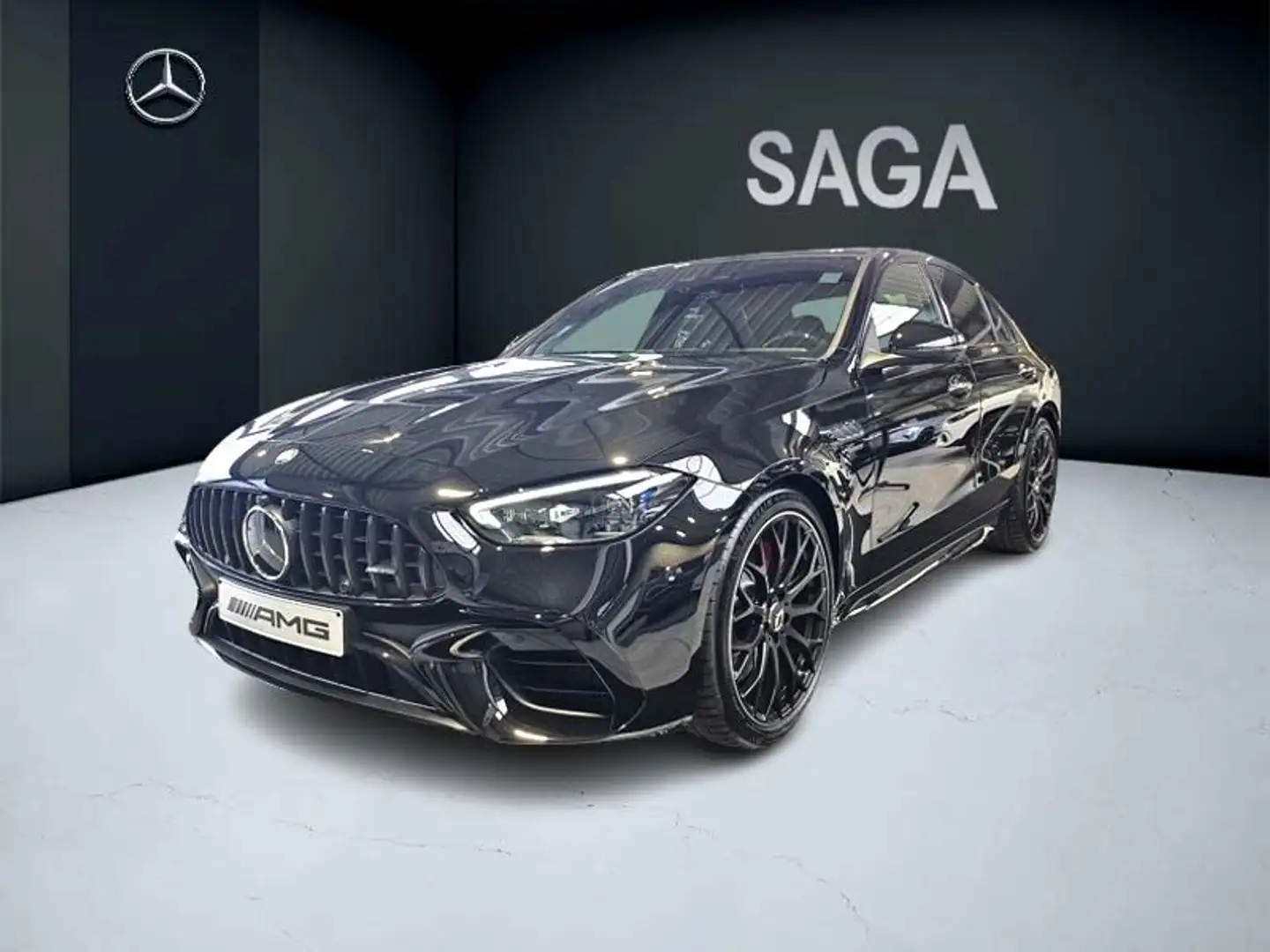 Mercedes-Benz C 63 AMG S E PERFORMANCE - Véhicule démo 1ère immat avant 3 Noir - 1