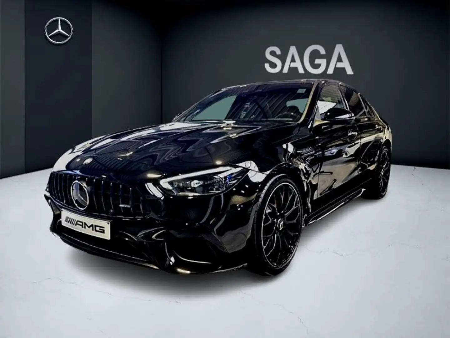 Mercedes-Benz C 63 AMG S E PERFORMANCE - Véhicule démo 1ère immat avant 3 Negro - 1
