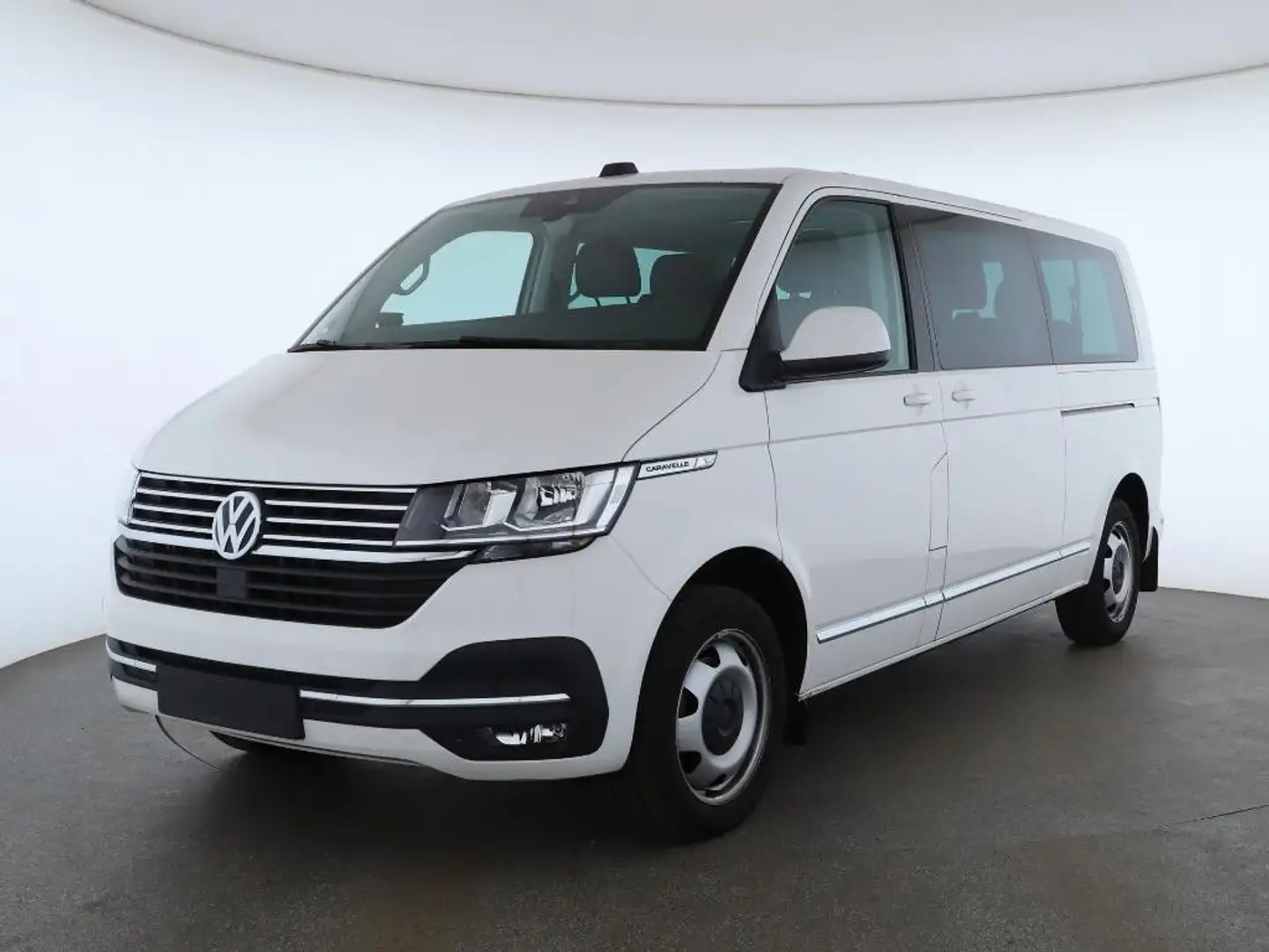 Volkswagen T6 Caravelle T6.1 Transporter Caravelle Comfortline lang 9-S. Weiß - 1