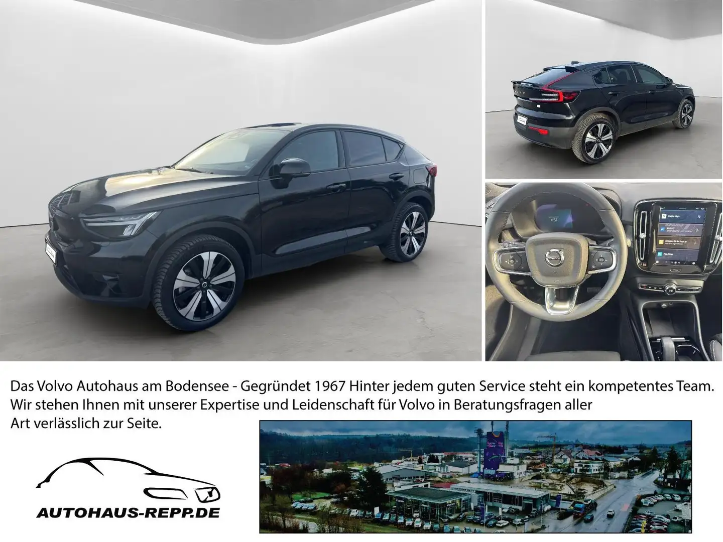 Volvo C40 Ultimate Recharge Pure Electric AWD Negro - 1